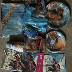 Disney’s Moana Birthday Decorations & dinosaur Birthday Decoration