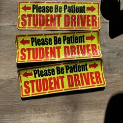 Student Driver Stickers