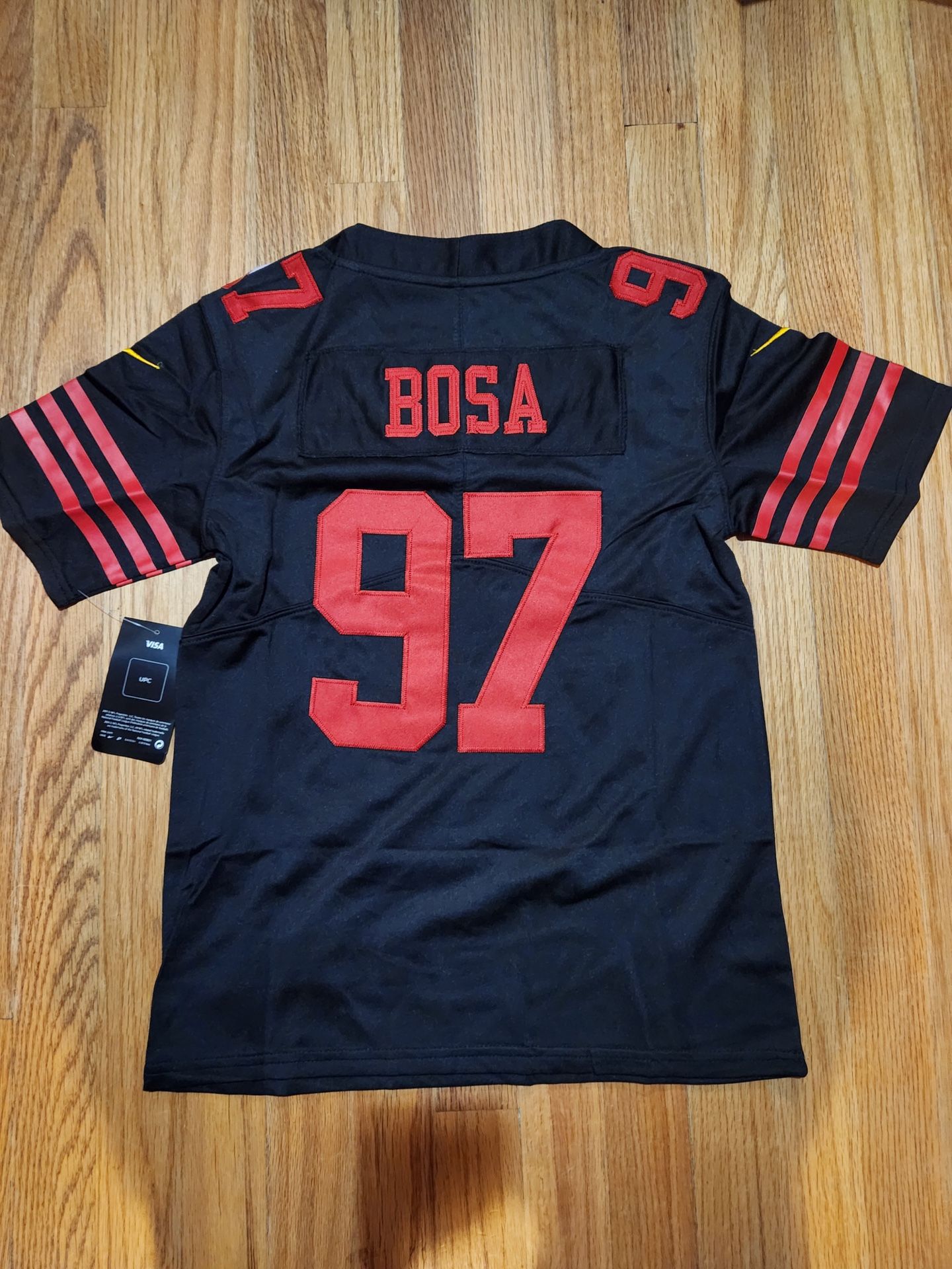 2025NFL San Francisco 49ers San Francisco 49ers 97# Bosa Rugby Dressed Man