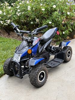 Rosso Motors  (Kids Electric ATV) eQuad S Blue