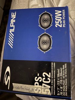 alpine type S 5x7 car speakers