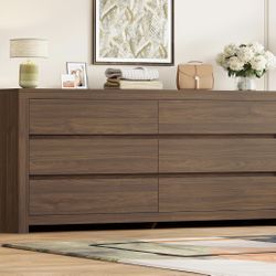 55" Dresser for Bedroom with 6 Drawers