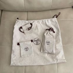 Authentic Hermes Purse Dust Bags