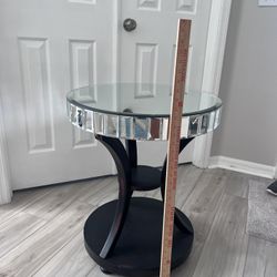 Mirrored Side Table