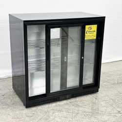 NSF Merchandiser Beverage back bar cooler slide door BB2S

