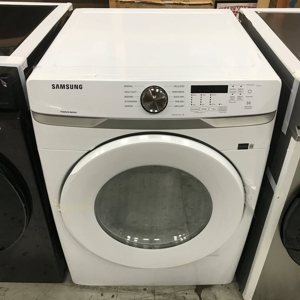 Samsung 7.5 cu. ft. Vented Gas Dryer with Sensor Dry in White