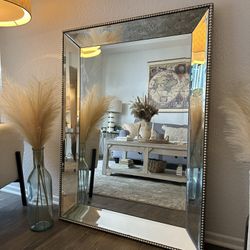Large Silver Mirror 