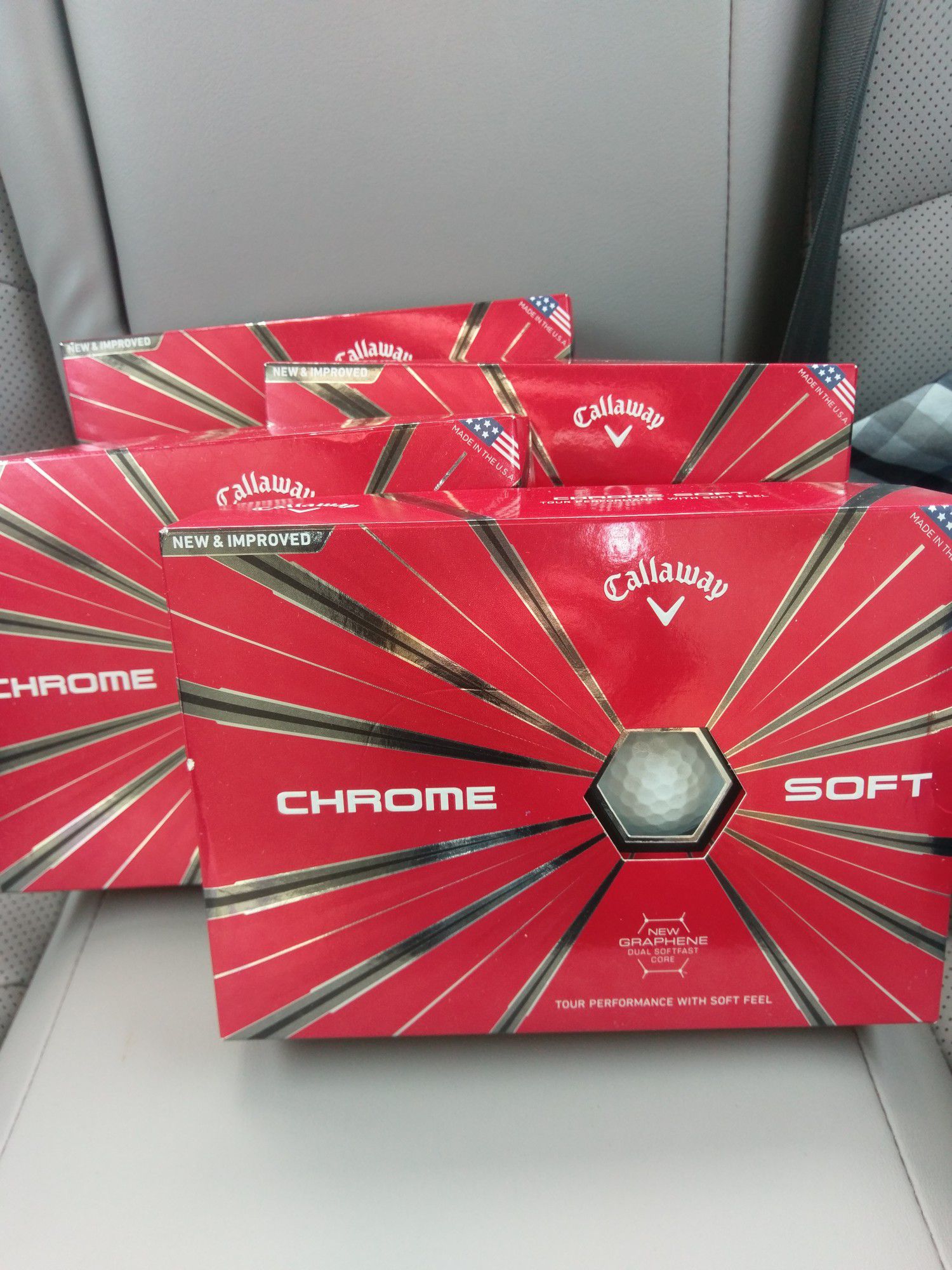 Premium Golf Balls - 4 Boxes