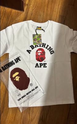 A Bathing Ape BAPE White Graphic T-Shirt