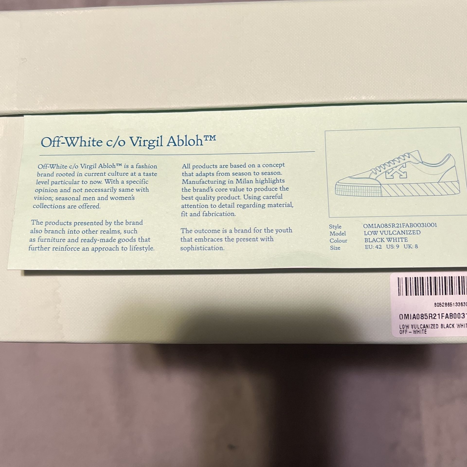 OFF-WHITE Low Vulcanized