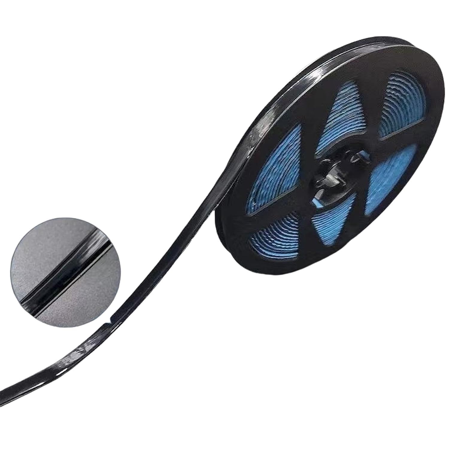 Black Self-Adhesive PVC Sealing Waterproof Tape Edge Strip for Kitchen, Bathroom