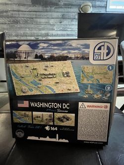 4D Cityscape Mini Washington, D.C. Puzzle (164 pcs) — 3D—it’s a city!