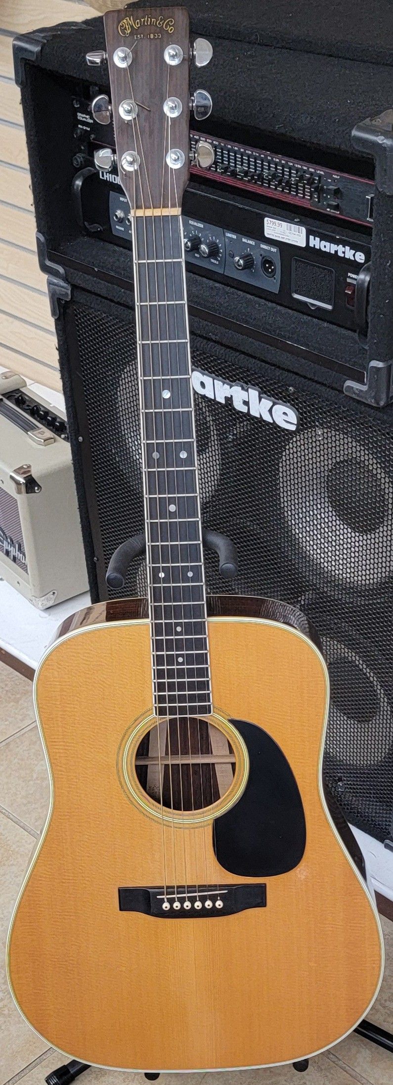 1976 MARTIN D-35 Vintage Acoustic Guitar w/Hard Case