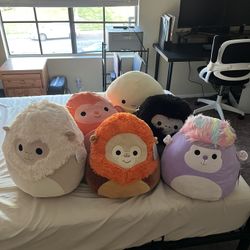 Various Monkey Squishmallows