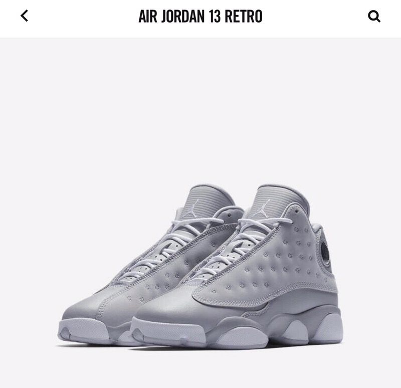 Jordan Retro Wolf Grey 13