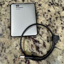 WD My Passport for Mac 1TB Portable External Hard Drive Storage USB 3.0