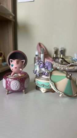 Pokemon figures (paired together)