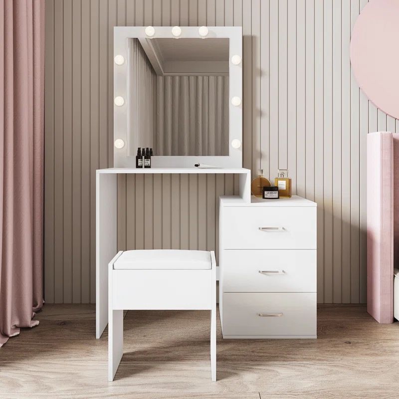 Vanity LED light makeup Table