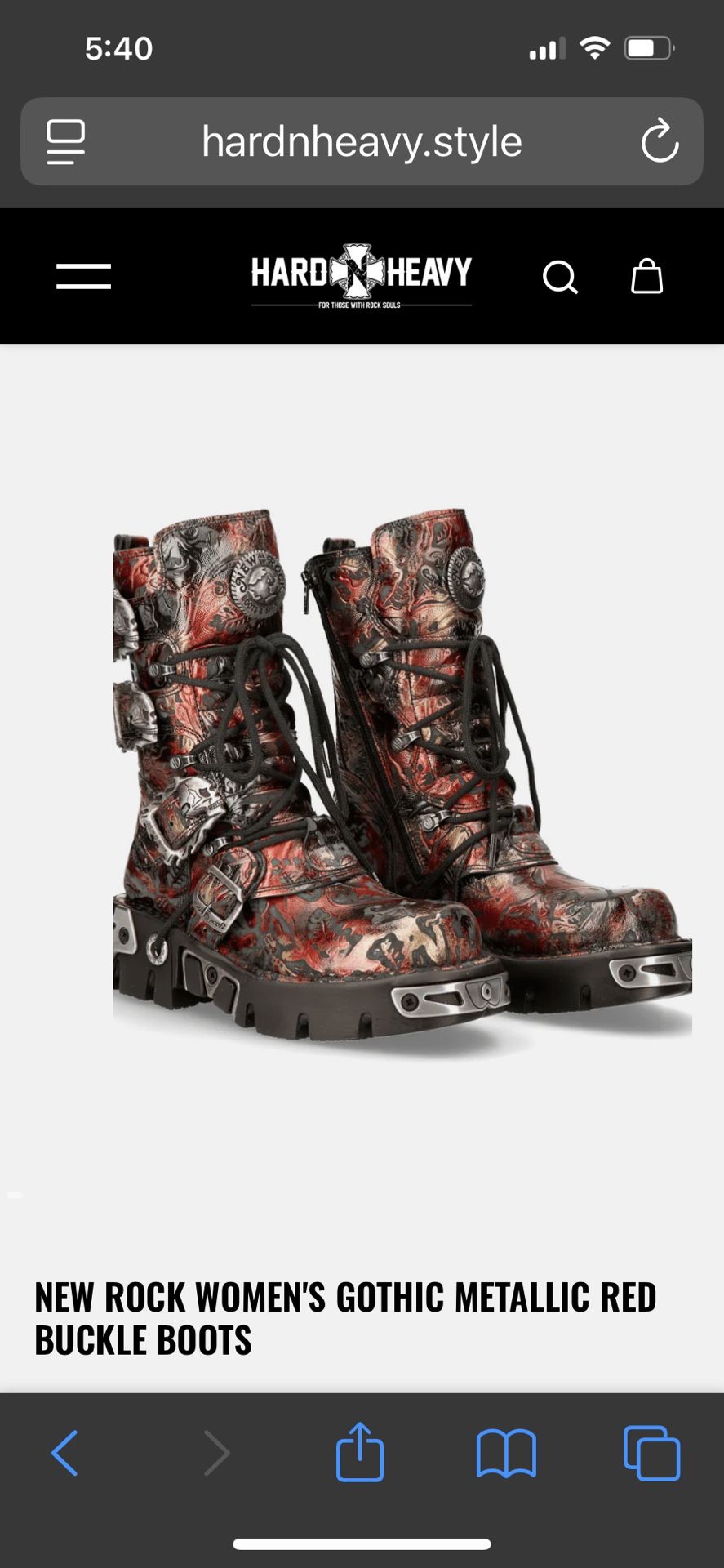 New Rock Boots