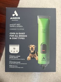 Andis ProClip Super 2-Speed+ Pet Clippers — Used Once