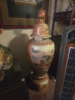 Estate Sale Asian Furniture and Statues and pictures