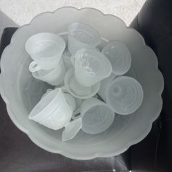 Glass Punch Bowl