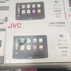 JVC KW-Z1000W, a 10.1" HD Floating Digital Multimedia Receiver