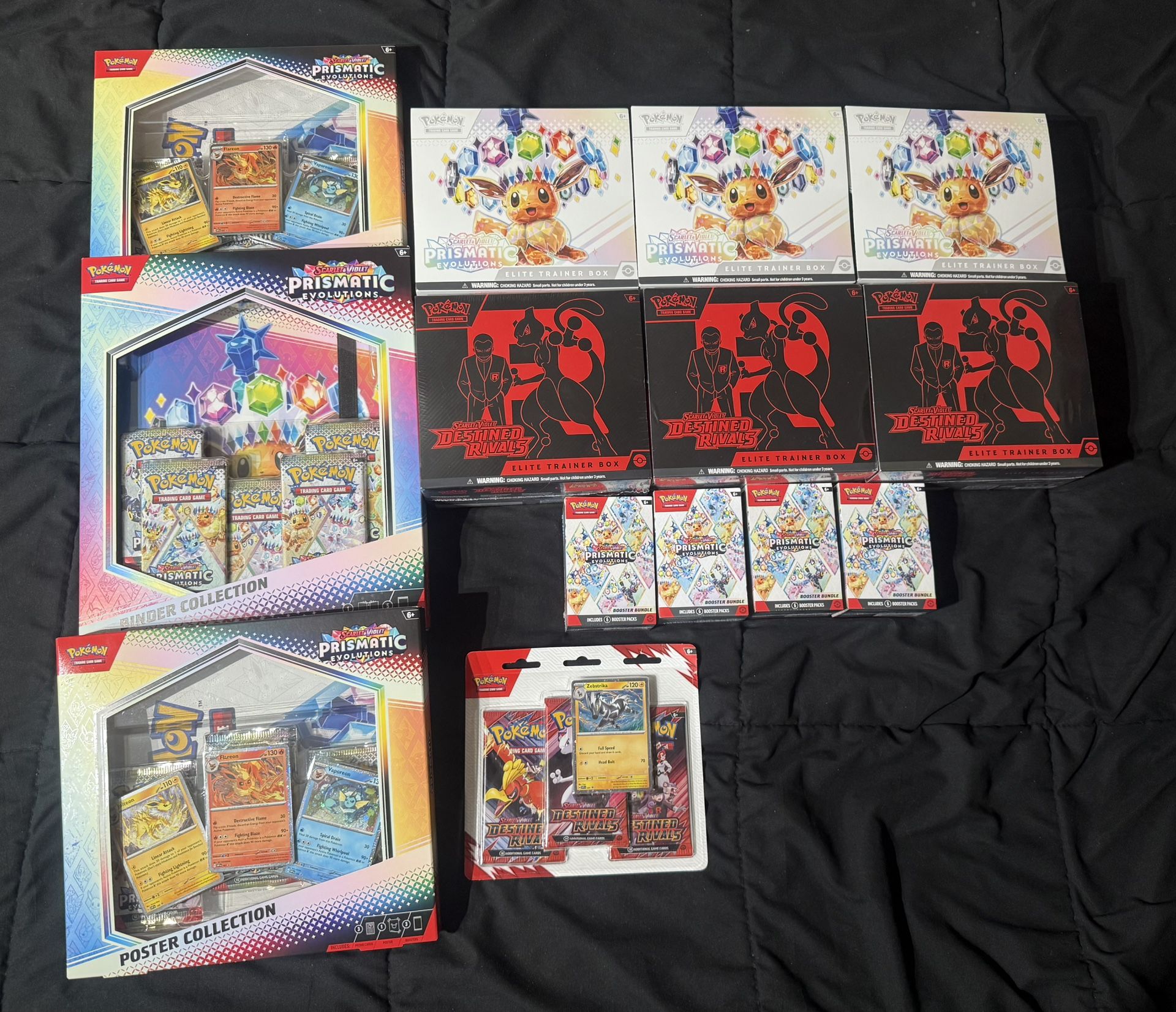 Brand new Pokémon Prisamtic Evolution & Destined Rivals Card Packs