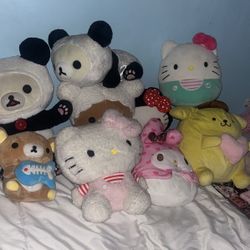 sanrio plushies 