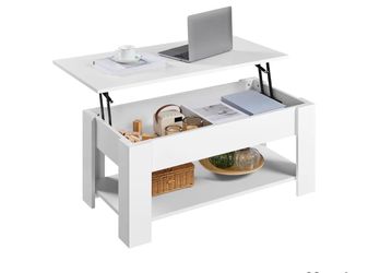 White coffee table
