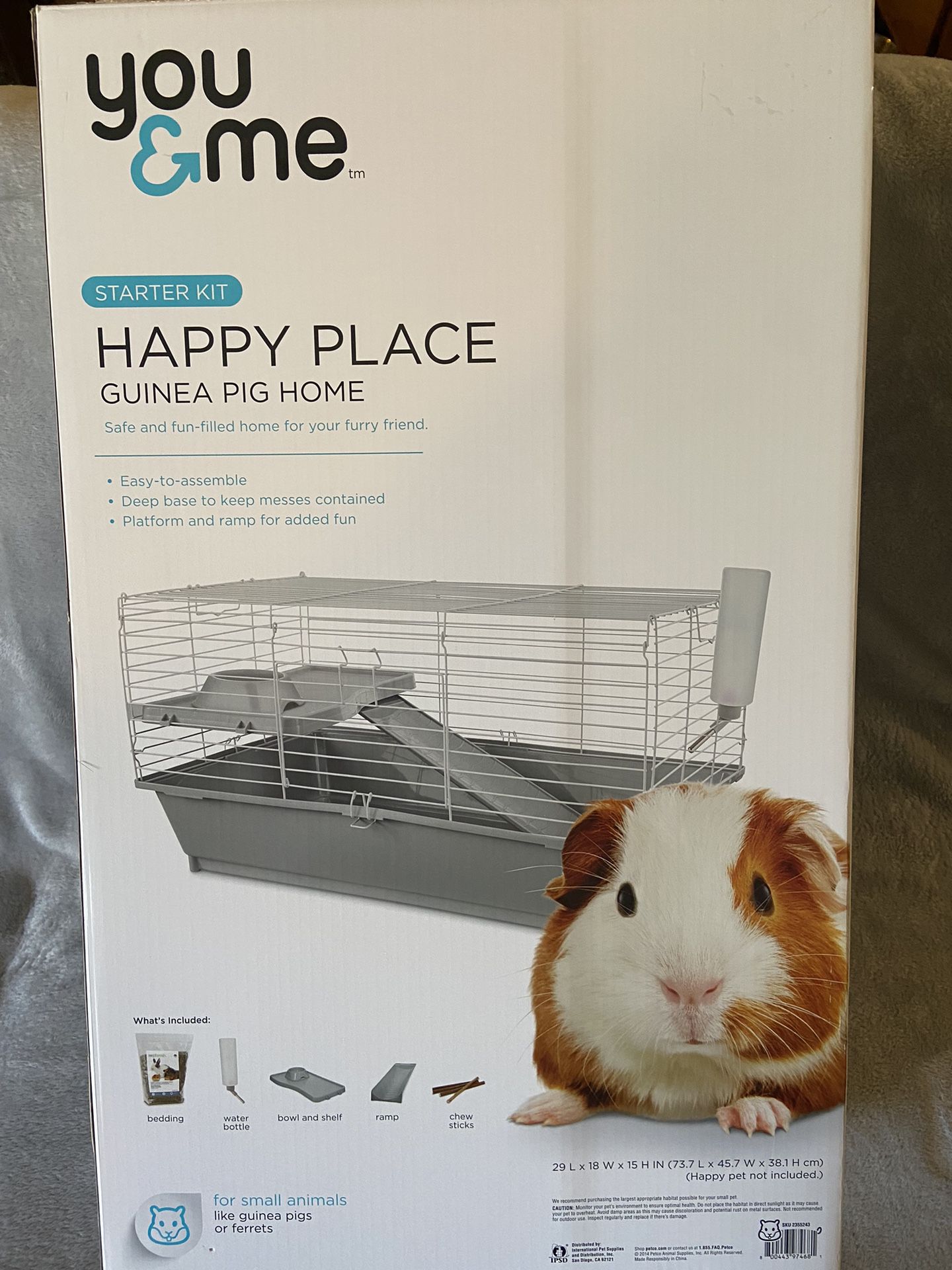 You & Me Happy Place Guinea Pig Home