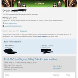 EDC 2026 ga+ ticket