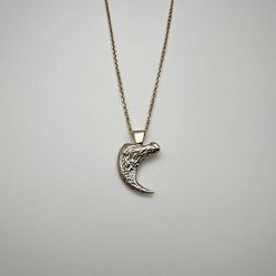 14K Gold Lynx Claw Pendant