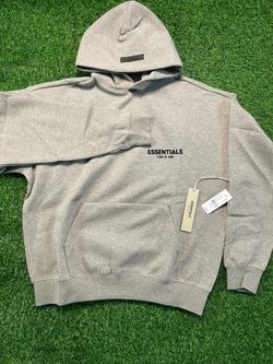 essentials hoodie dark oat