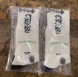 Chrome heart socks