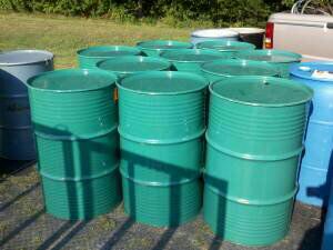 55 Gallon Plastic and Metal Food Grade Barrels