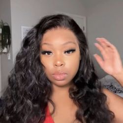 360 drawstring lace front wig