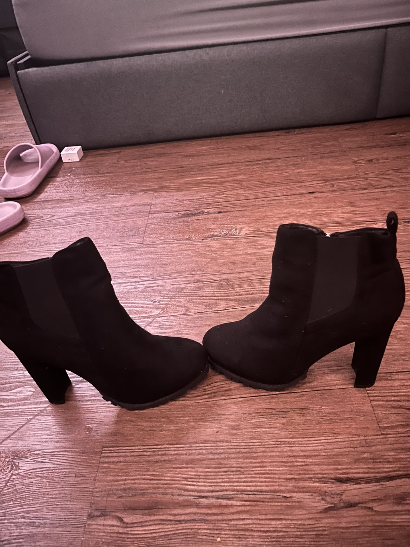 Suede Ankle Boots