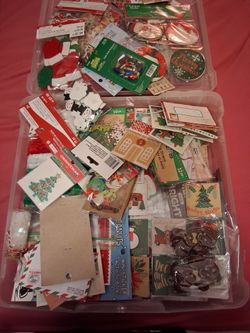 Christmas ephemera stickers and more