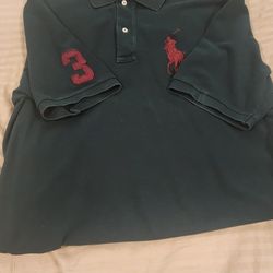 Ralph Lauren Polo Shirt Green Used