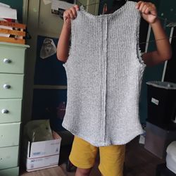 Gray Blouse Size Small