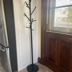 Black Wall Coat Rack - Heavy duty