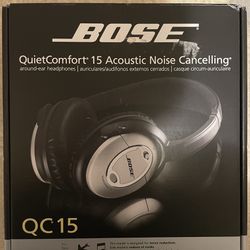 BOSE QC 15 Acoustic Noise Cancelling Headphones