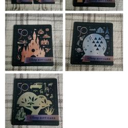 Walt Disney World 50th Anniversary cards NO VALUE