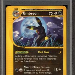 Pokemon Skyridge Umbreon PSA 8 
