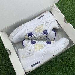 Jordan 4 “Metallic Purple” Size 11M