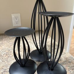 3 Candle Holders, Mirror, 2 Candle Sconces ~$15