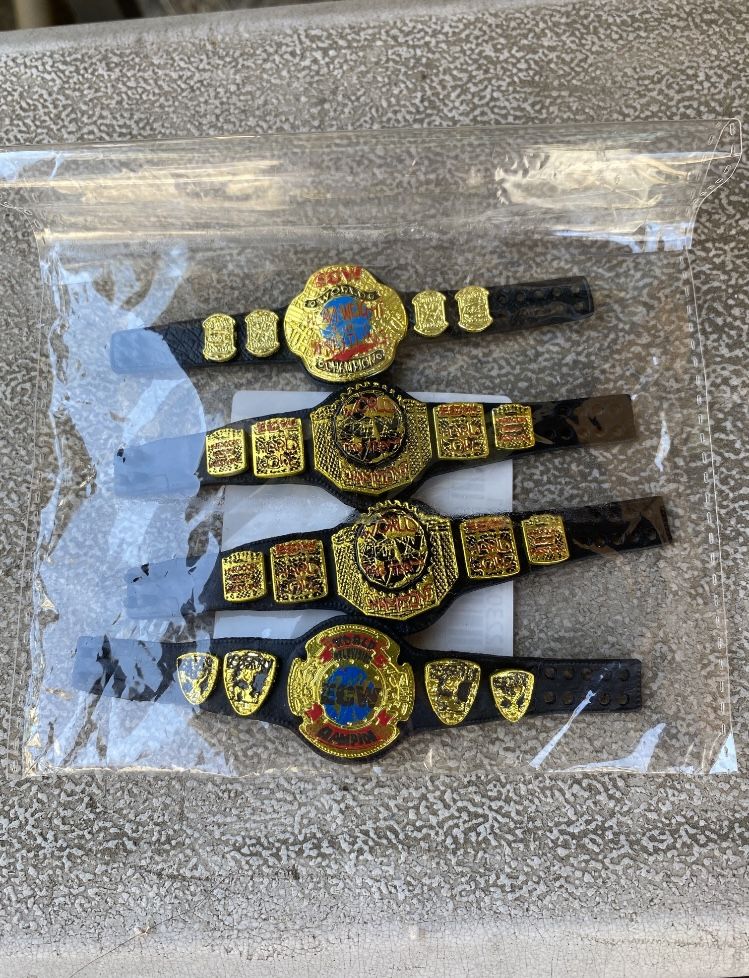 WWE Mattel Official: ECW Belt Collection For Action Figures