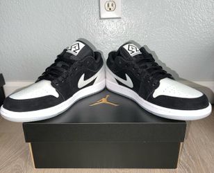 Air Jordan 1 Low SE 'Diamond' Mens Sneakers Size 9&9.5 Men 