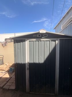 Arrow Spacemaker 6’ x 5’ Steel Storage Shed – Easy Assembly
